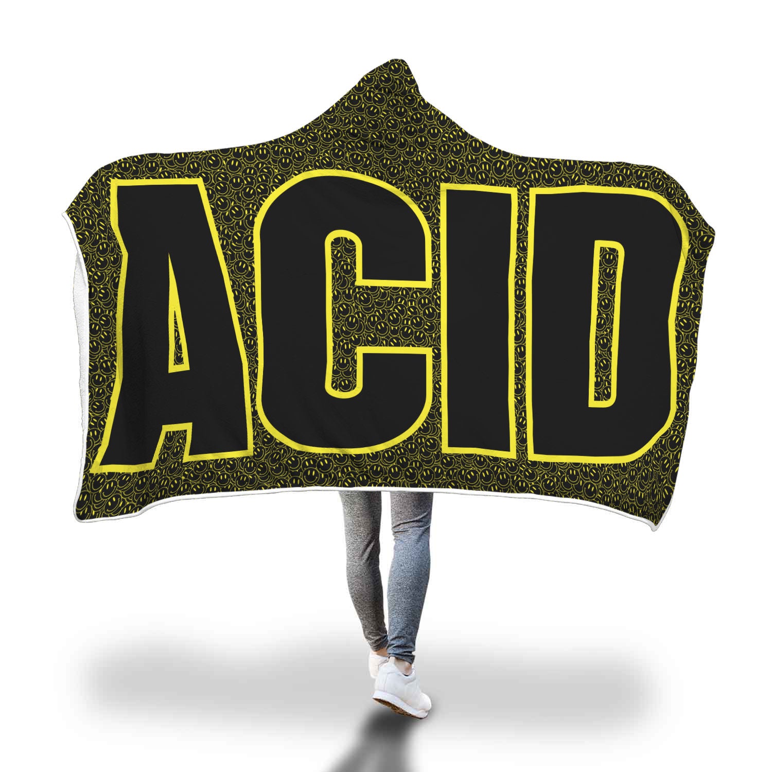 Acid Attack Hooded Blanket (with type)