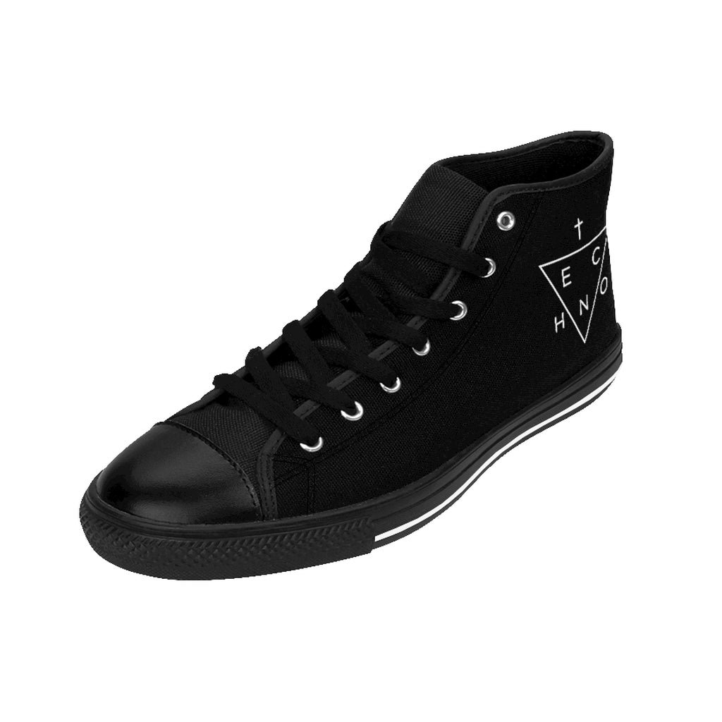 Techno Triangle Men's High-top Sneakers