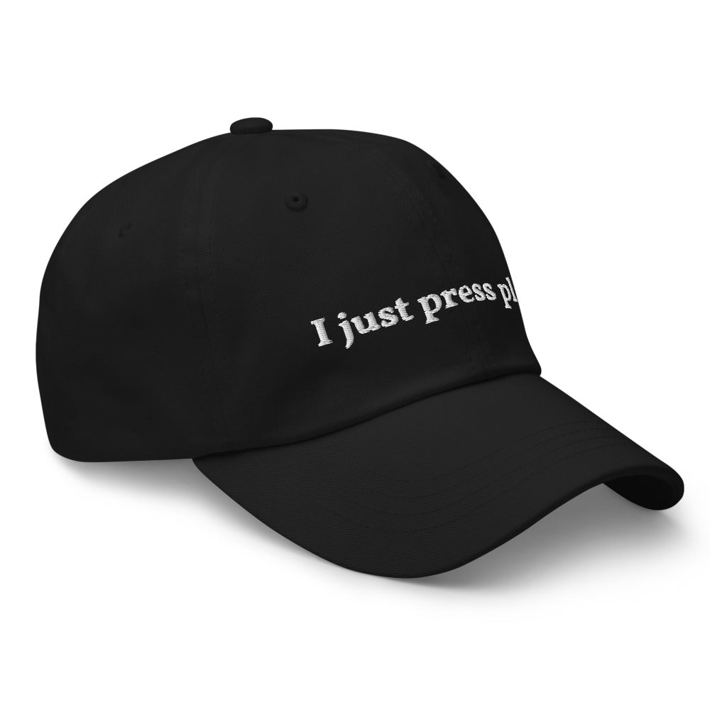 Just Press Play Dad hat