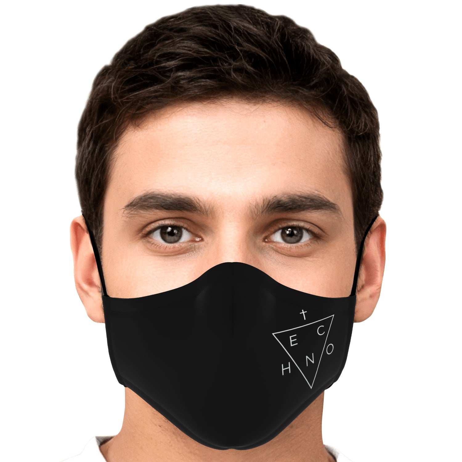 Techno Triangle Face Mask