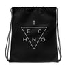 Load image into Gallery viewer, Techno Triangle Drawstring bag